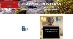 Desktop Screenshot of geologossinfronteras.org